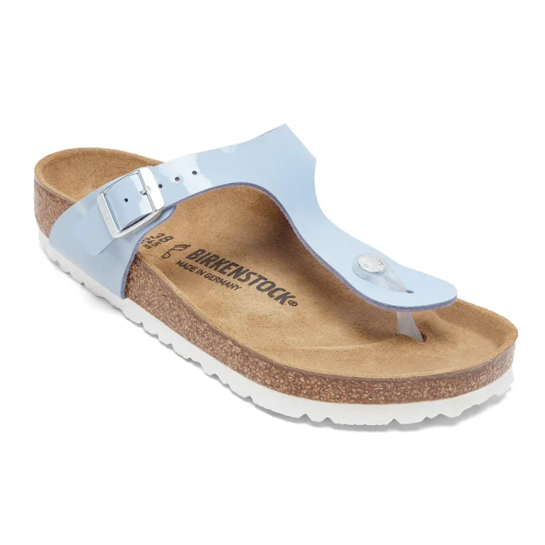 Gizeh Birko-Flor Patent Sandals