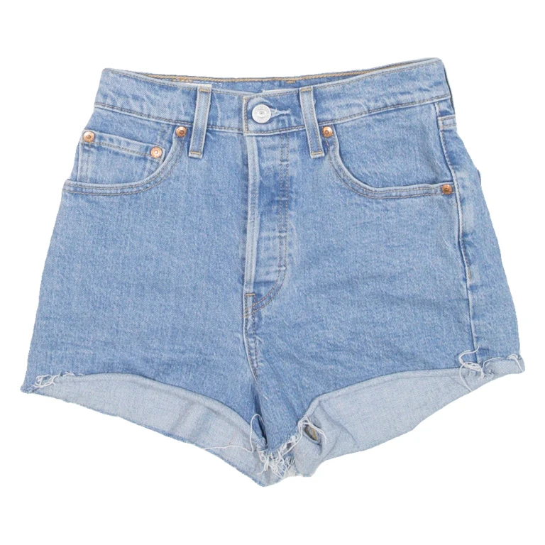 LEVI'S Womens Denim Shorts Blue XS W25
