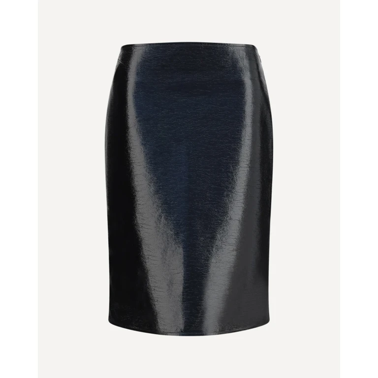 COURRÈGES Vinyl midi Skirt Female 36