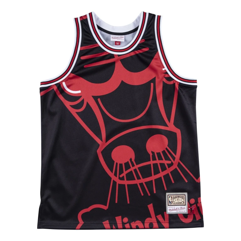 Men's NBA Big Face Jersey Chicago Bulls