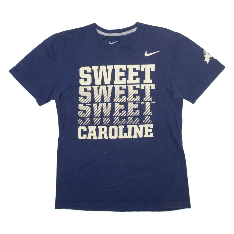 NIKE Mens T-Shirt Blue S