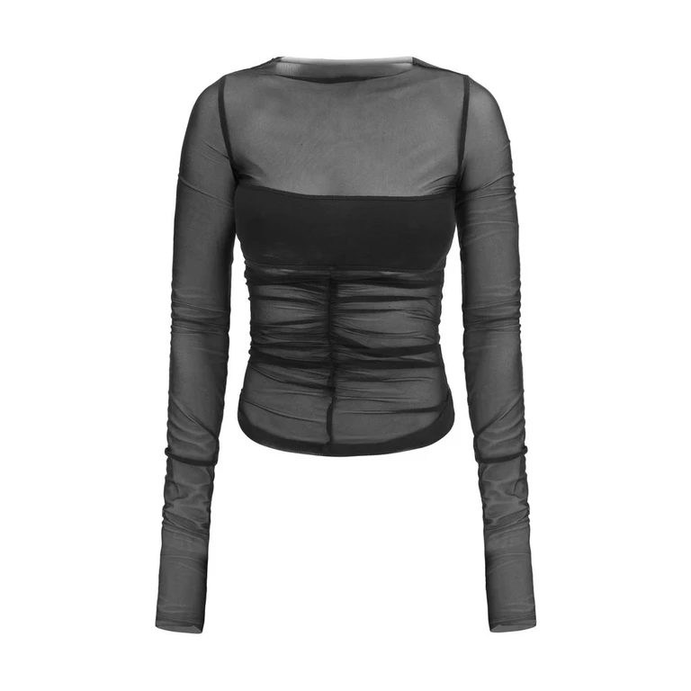 Rick Owens Black Nylon Blouse - Women
