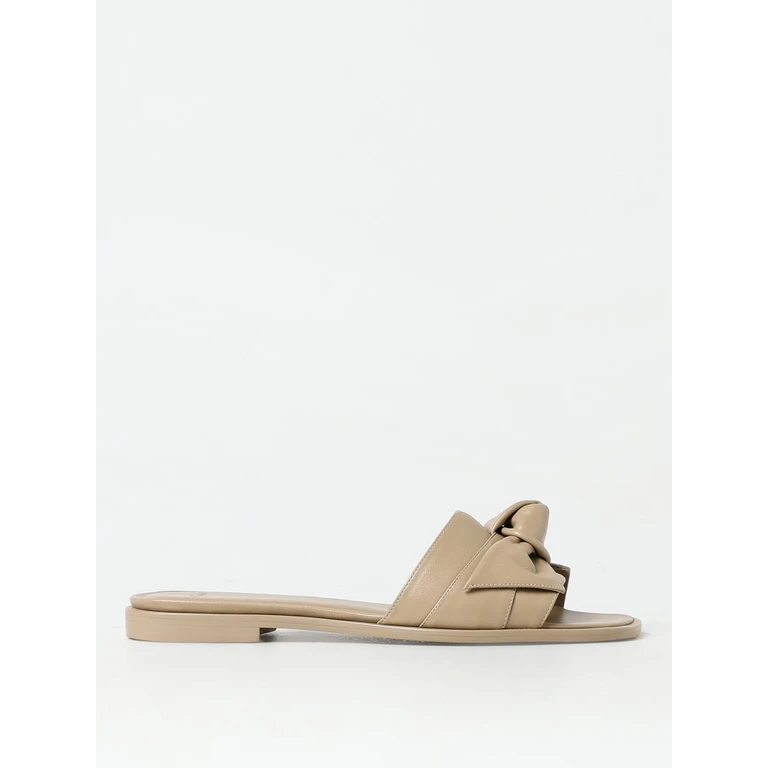 Heeled Sandal Woman color Beige (B3598700010005X282M)