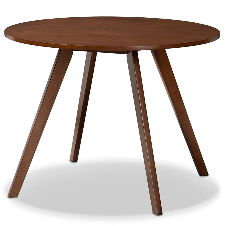 Alana Brown Round Dining Room Table