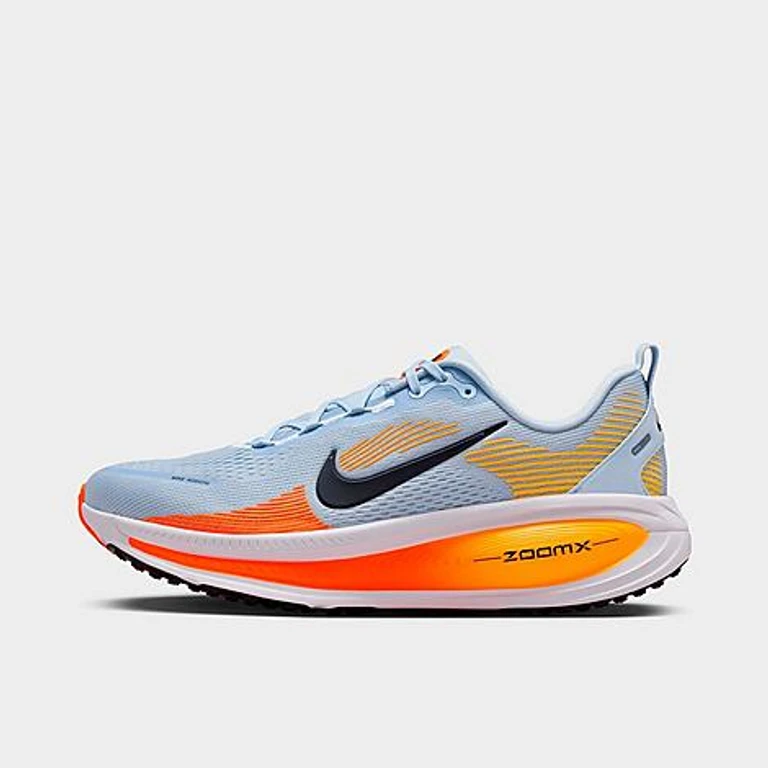 Nike Men's Vomero 18 Running Shoes in Hydrogen Blue/Laser Orange/Total Orange Size: 7.5
