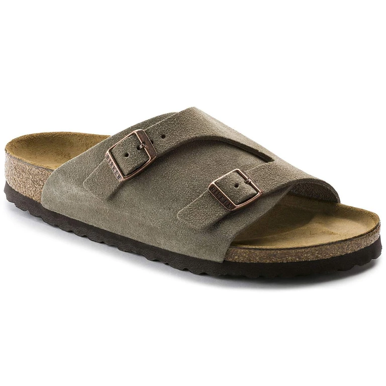 Unisex Zurich Suede Leather Taupe