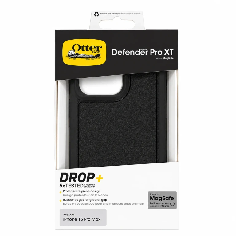 Defender Series Pro XT Hard Shell for MagSafe for Apple iPhone 15 Pro Max - Black