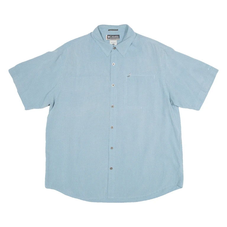 COLUMBIA Mens Shirt Blue XL