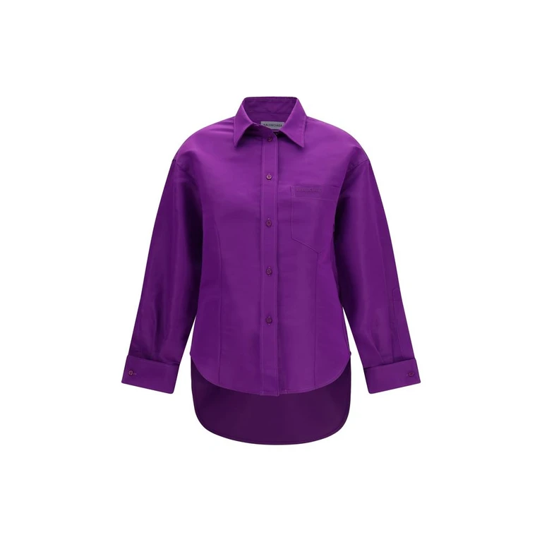Purple Cotton Shirt - Women