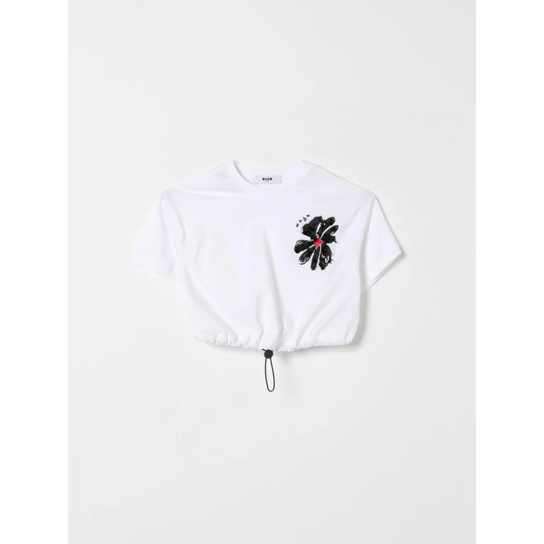 MSGM KIDS T-Shirt Kids color White (S6MSJGTH106001)
