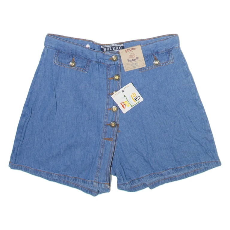 BOLERO Womens Denim Shorts Blue S W28