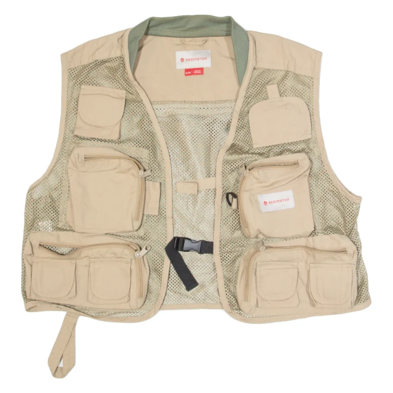 REDINGTON Utility Mens Gilet Beige S
