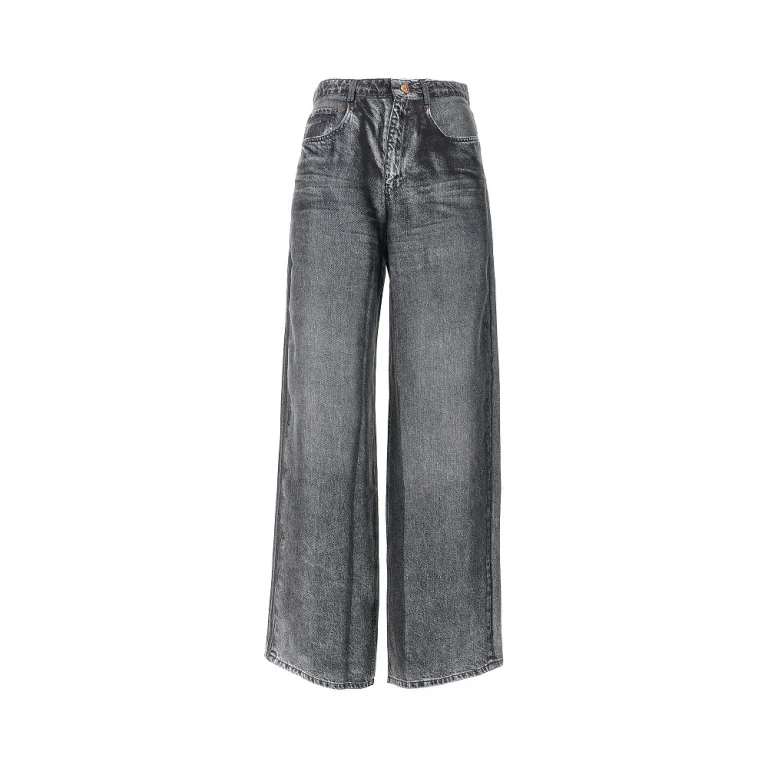 PIERRE LOUIS MASCIA Printed silk twill pants Woman S (25595)