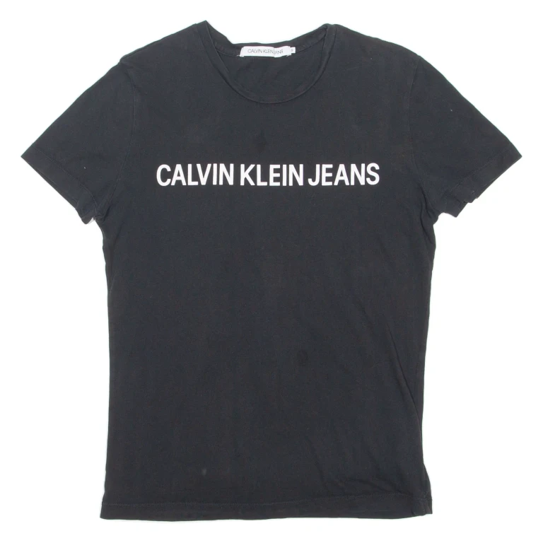 CALVIN KLEIN JEANS Mens T-Shirt Black S (NN1-041024-15070)