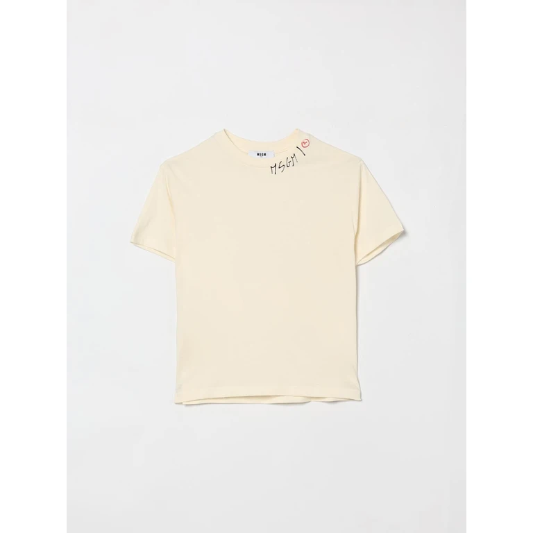 MSGM KIDS T-Shirt Kids color White (S6MSJBTH240013)