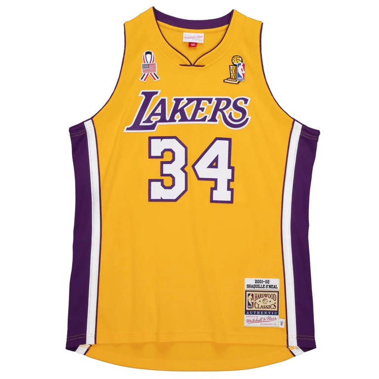 NBA Authentic Jersey La Lakers 2001 Shaquille O'Neal