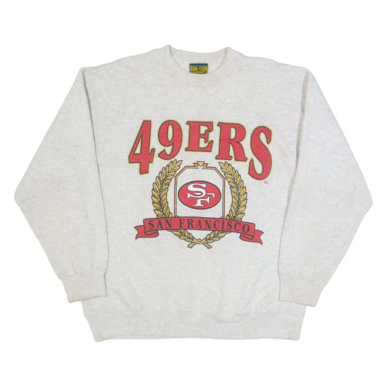 HOME TEAM ADVANTAGE San Francisco 49ers Mens Sweatshirt Grey USA L