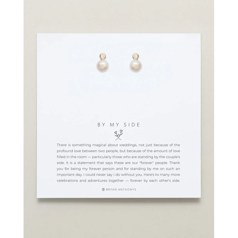 By My Side Pearl Studs