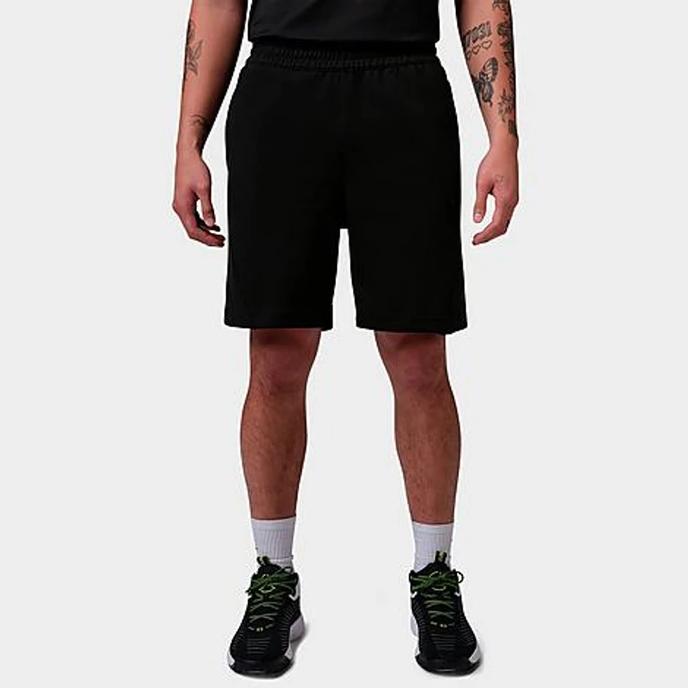 Nike Men's Jordan Sport Hoop Fleece Shorts in Black/Clear Size: XS