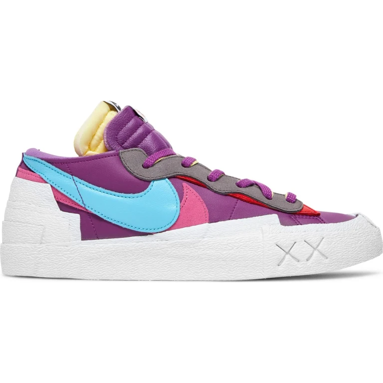 Men's Blazer Low 'Sacai Kaws Purple Dusk' Sneakers