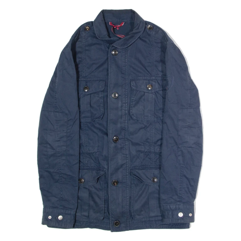 TOMMY HILFIGER Womens Parka Coat Blue L