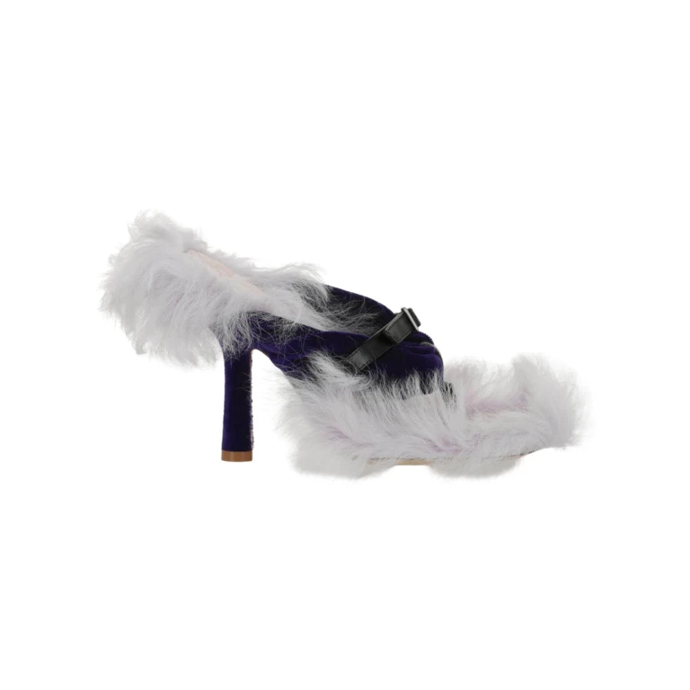 Step Post Heel Sandals