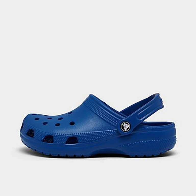 Big Kids Classic Clog Shoes in Blue Bolt Size: 4.0