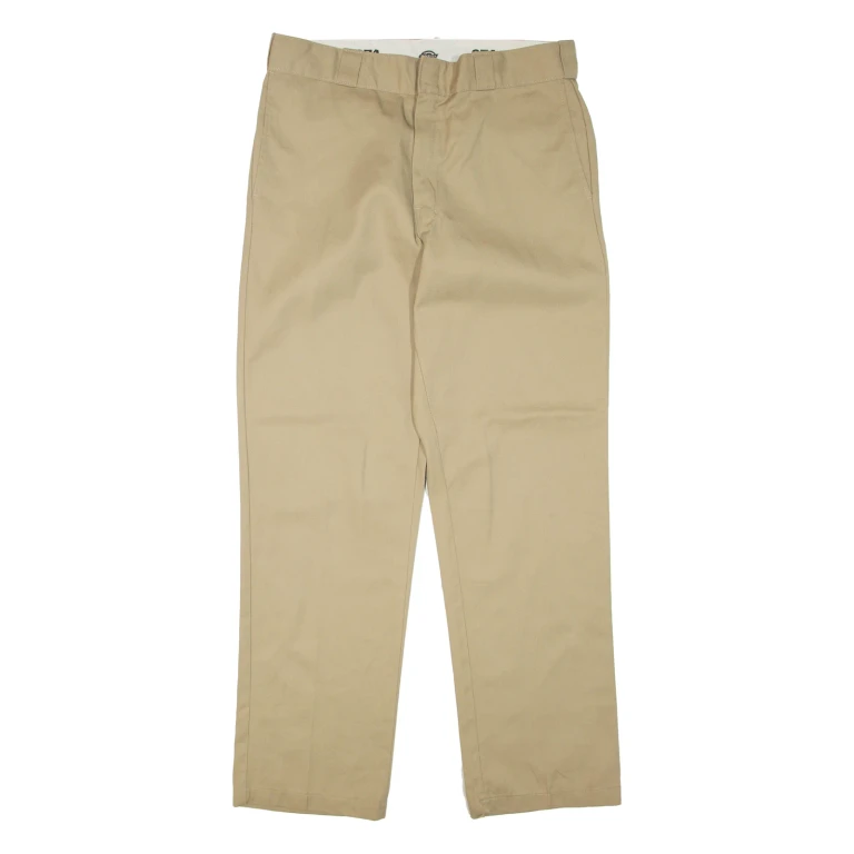 DICKIES Mens Trousers Beige Regular Straight W34 L32