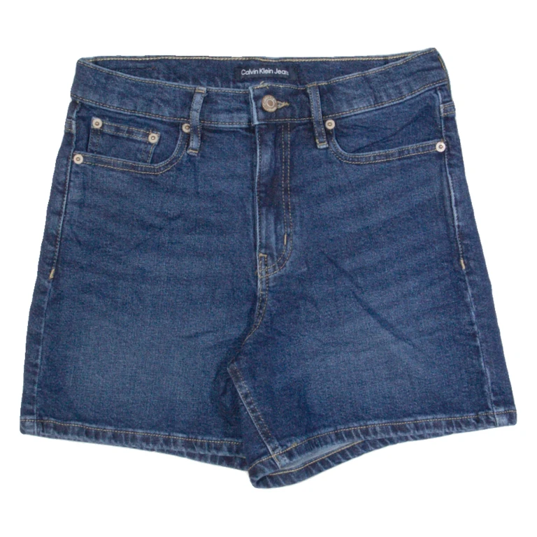 CALVIN KLEIN JEANS Womens Denim Shorts Blue S W25