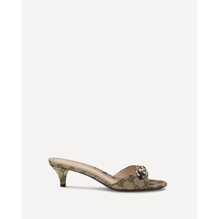 GUCCI Slider Sandals with buckle Female 36.5