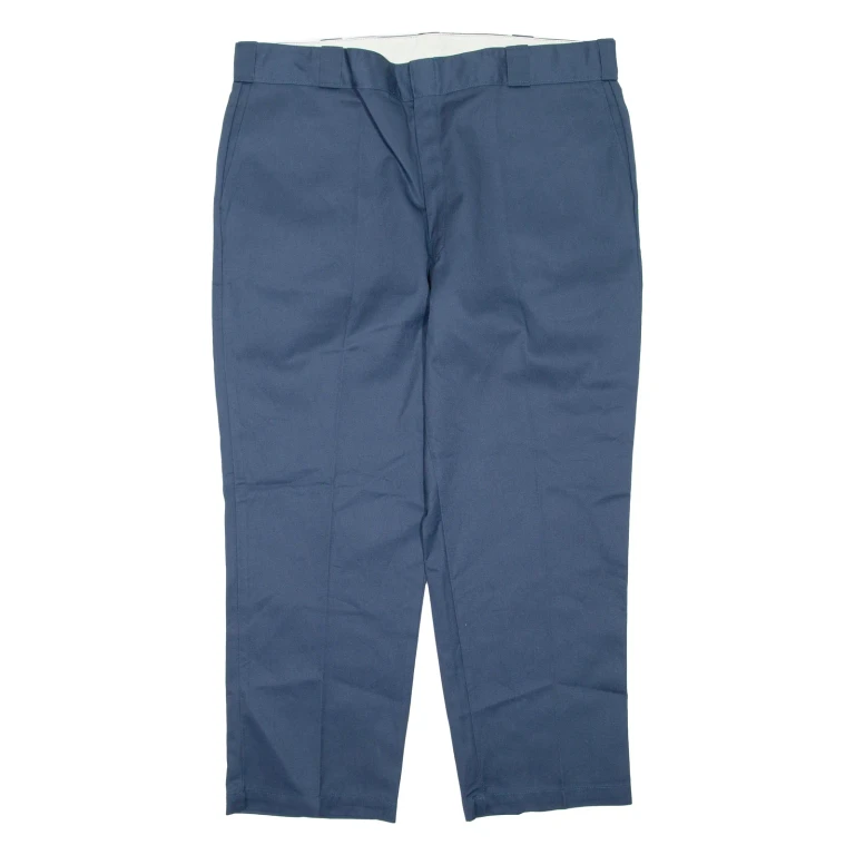 DICKIES Mens Trousers Blue Regular Tapered W40 L28