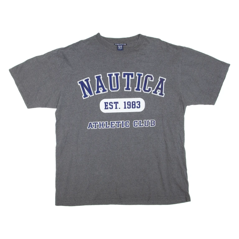 NAUTICA Mens T-Shirt Grey L
