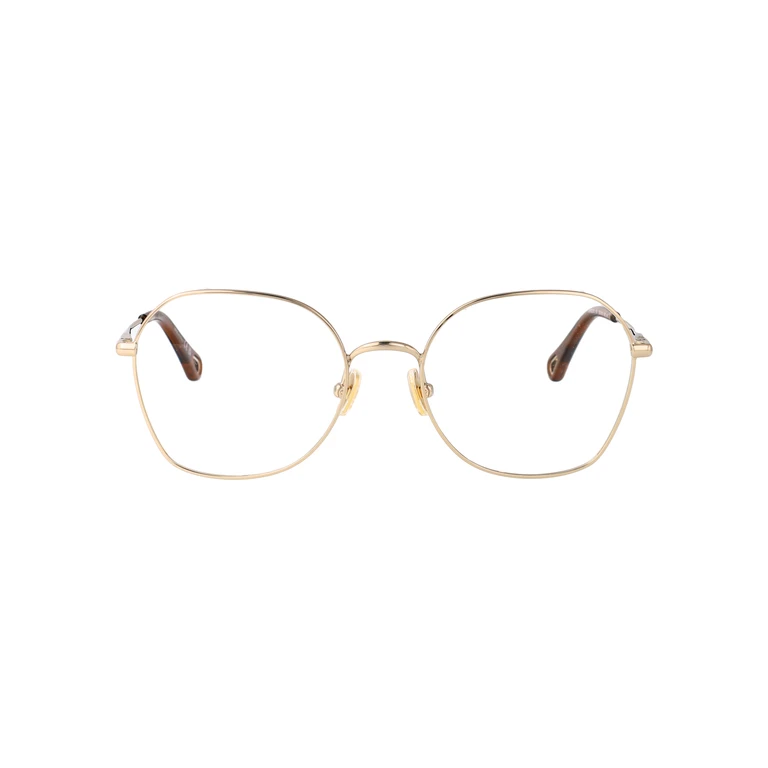 Chloé Ch0320o 001 Gold-gold-transparent Metal Optical - Women