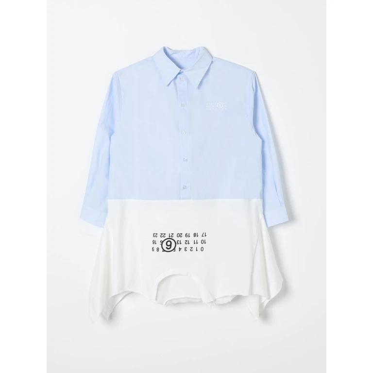 MM6 MAISON MARGIELA Dress Kids color Gnawed Blue (M60640MM014M6C24)