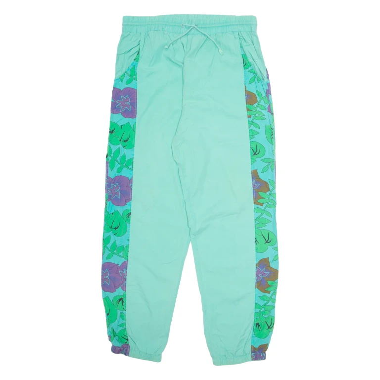 Womens Track Pants Green Tapered L W34 L33