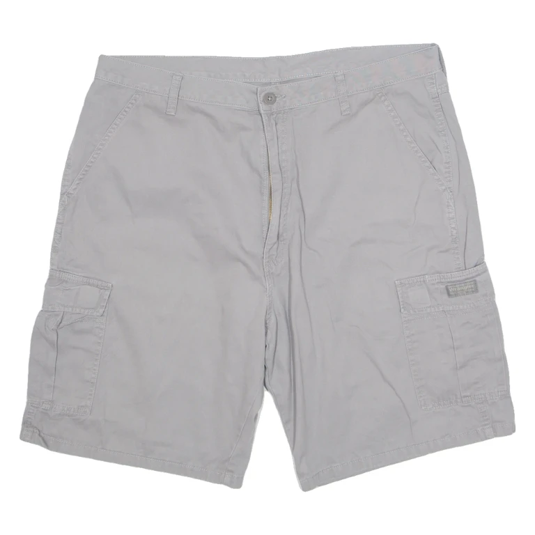 WRANGLER Mens Cargo Shorts Grey XL W39