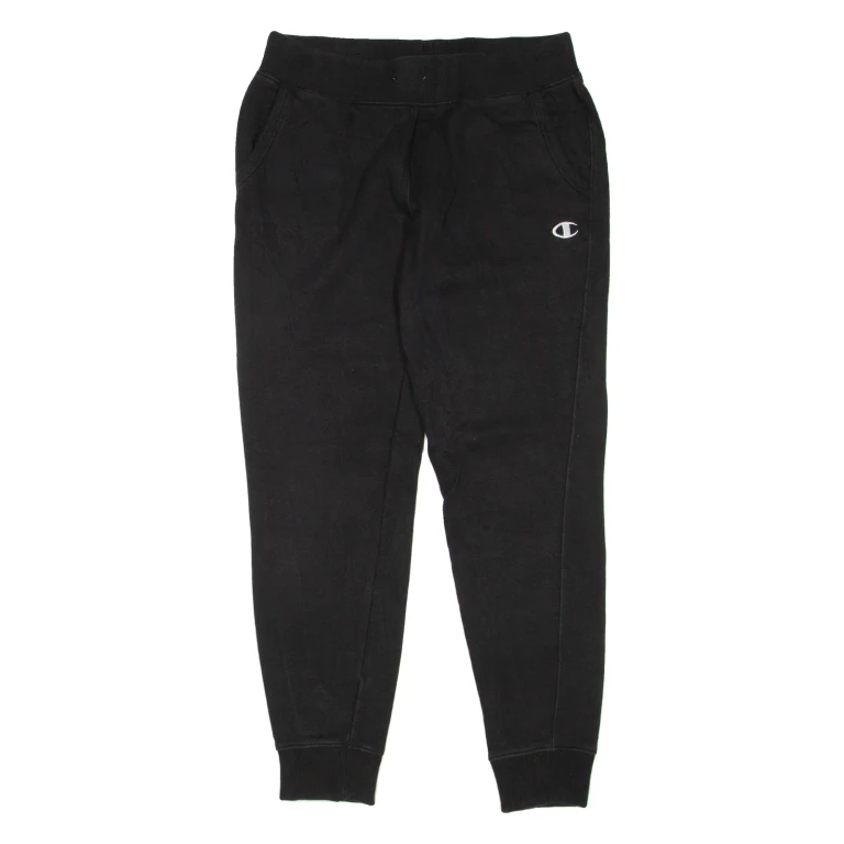 CHAMPION Mens Joggers Black Tapered S W28 L29