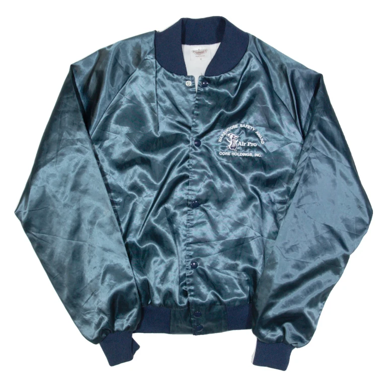 AUBURN SPORTSWEAR Mens Varsity Jacket Blue 90s USA M