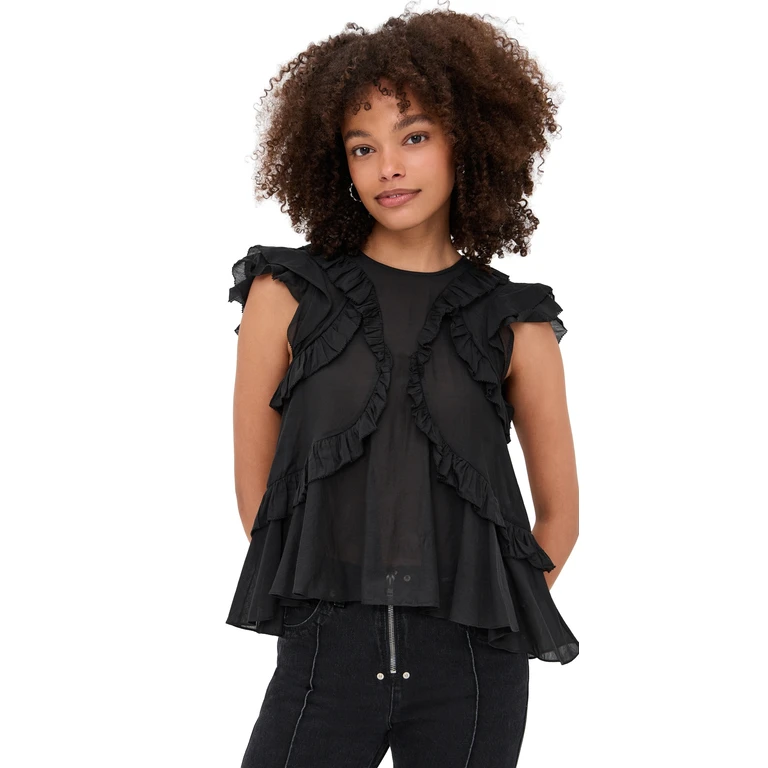 Isabel Marant Étoile Nalou Top Black 36