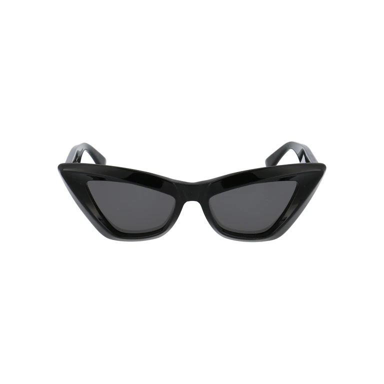 Bottega Veneta Bv1101s 001 Black Grey Acetate Sunglasses - Women