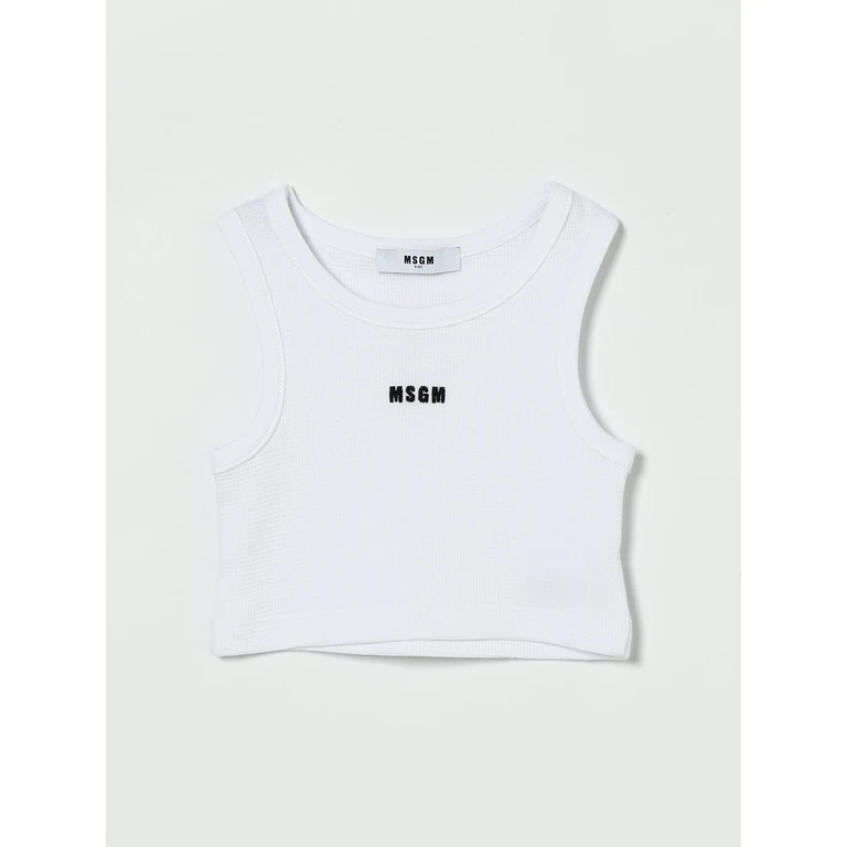 MSGM KIDS T-Shirt Kids color White (S6MSJGTA030001)