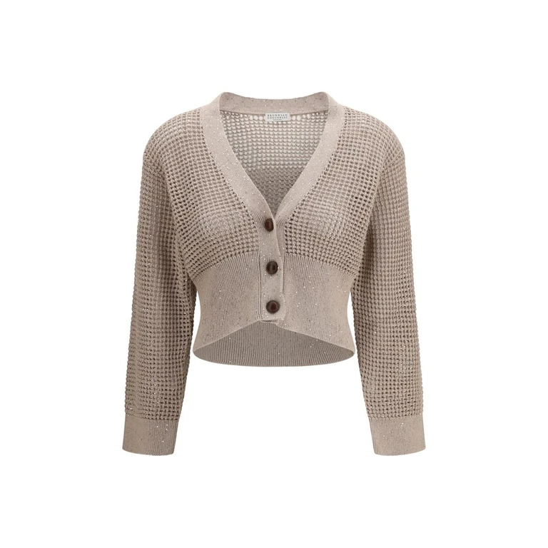 Beige Cotton Cardigan Clothing - Women