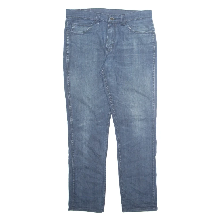 LEVI'S 511 Jeans Mens Blue Skinny Straight Stone Wash W34 L32