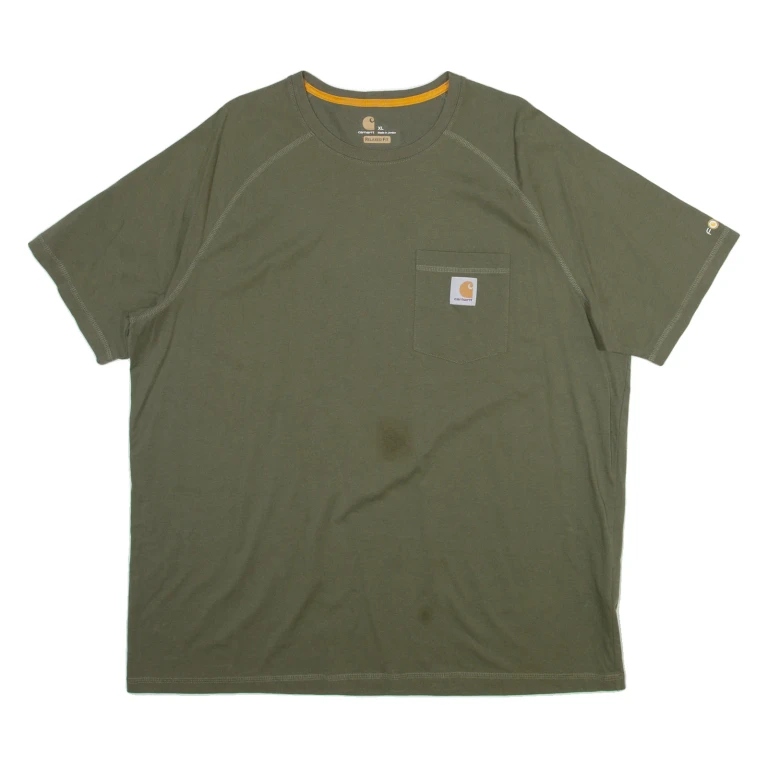 CARHARTT Mens T-Shirt Green XL