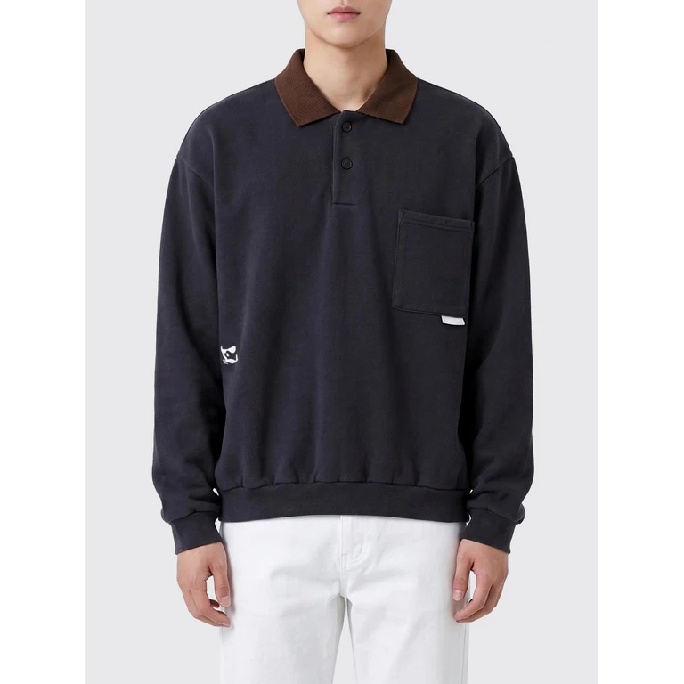 Sweatshirt Men color Blue (DR024318ER44)