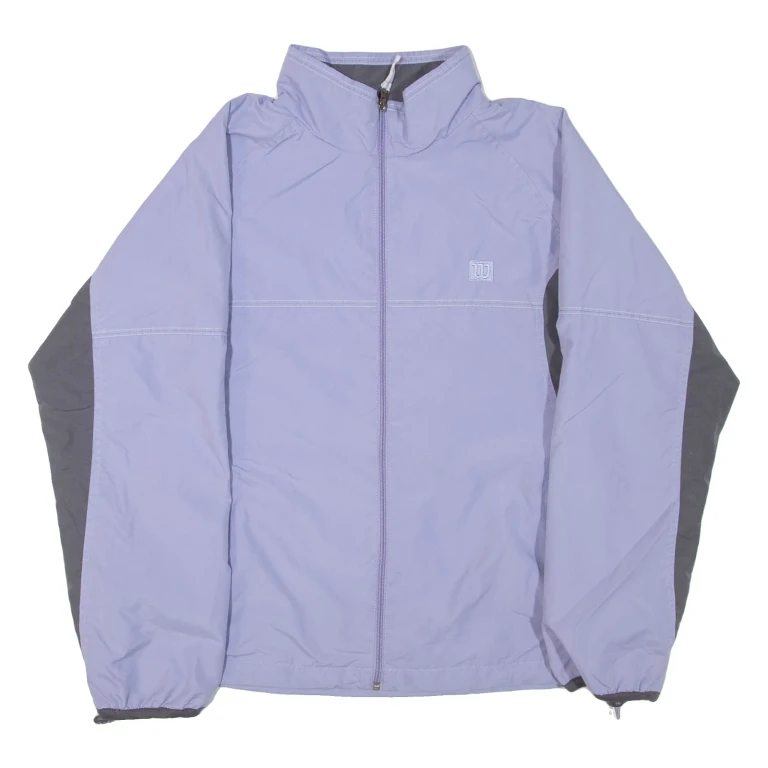 WILSON Womens Track Jacket Purple L
