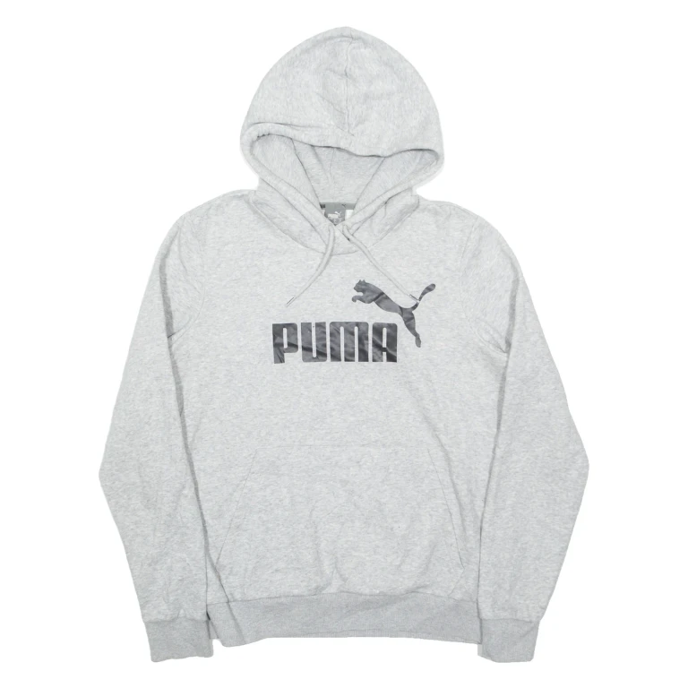 PUMA Womens Grey Hoodie UK 16