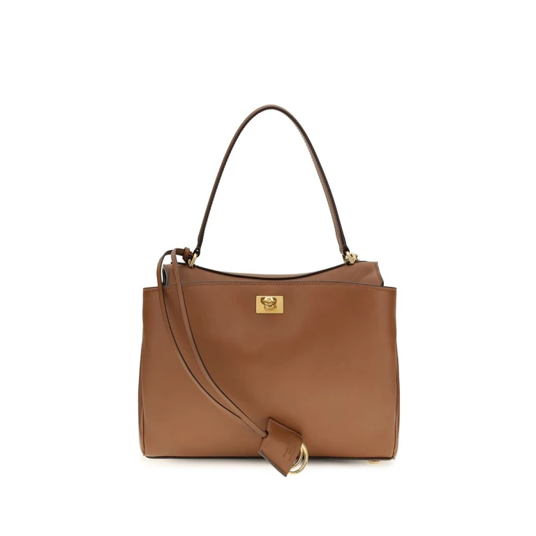 Balenciaga Brown Calf Leather Bos Taurus Shoulder Bag - Women