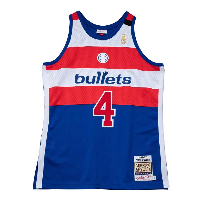 NBA Authentic Jersey Washington Bullets 96-97 Chris Webber Jerseys