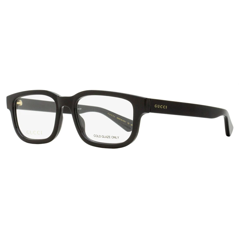 Arched Rectangular Eyeglasses GG1584O 001 Black 53mm